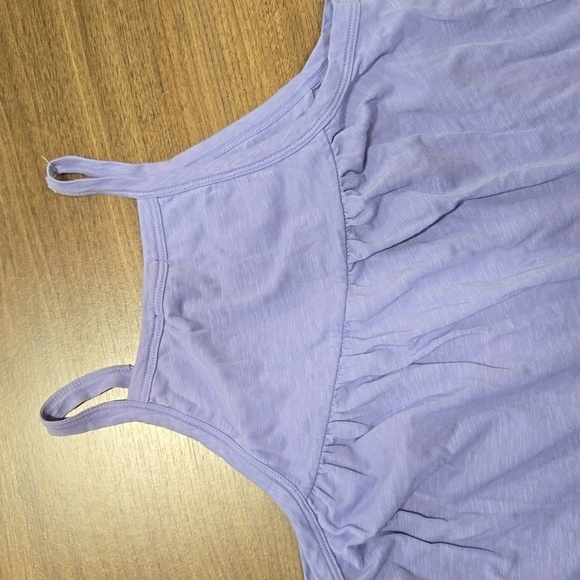 Anthropologie Sundry Tiered Mini Dress Periwinkle Violet - Size 1 (small) - Picture 14 of 14